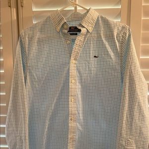 Vineyard Vines Whale Blue Colored Shirt New